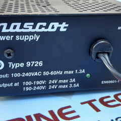 Mascot 9726 power supply 100-240vac 50-60hz max 1.3a