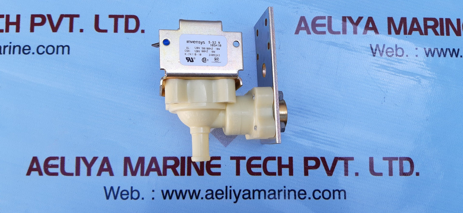 Invensys k-74118-10 water inlet valve 2405343 s-53 n 105h 10