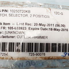 Eaton 10250t/91000t push button series d2