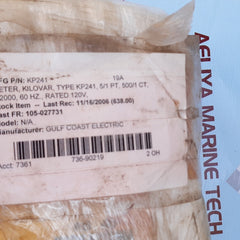 Yokogawa ab-40 ac kilovars mater 103281a-2000kvar