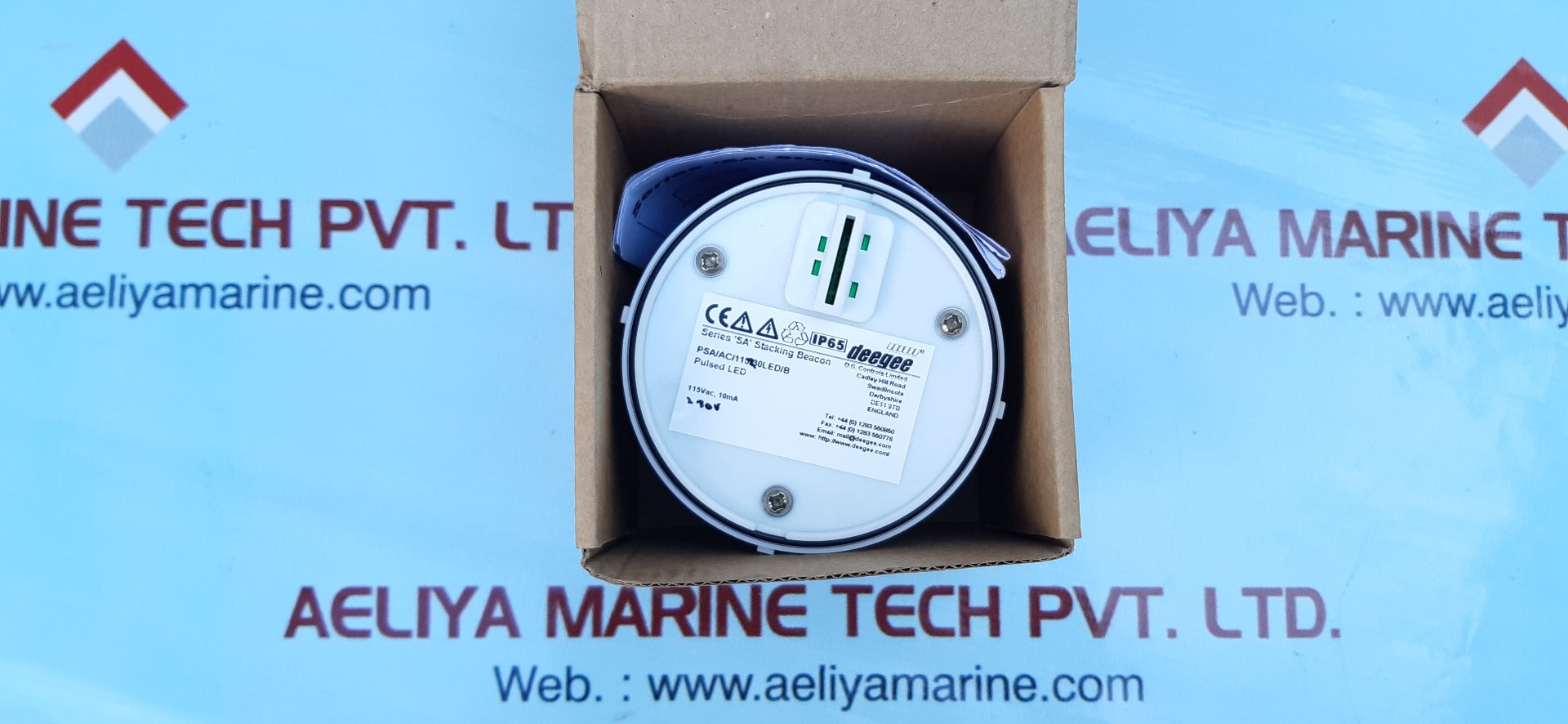 Deegee psa/ac/115230/led/b pulsed blue led