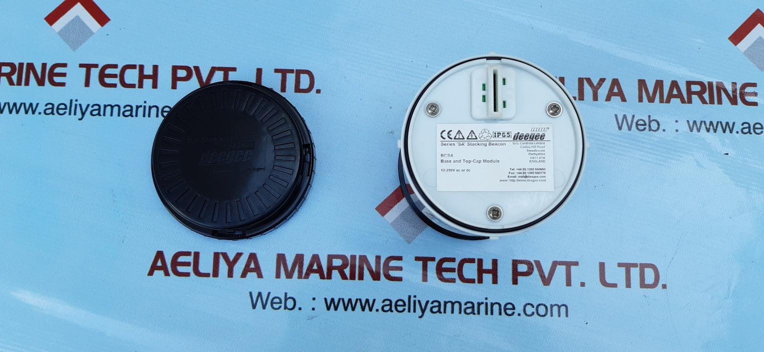 lot of 2x Deegee bcsa base and top-cap module 12-250v ip65