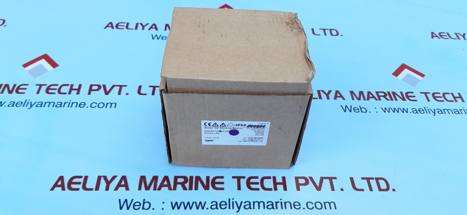 Deegee psa/ac/115/230led/p pulsed blue led