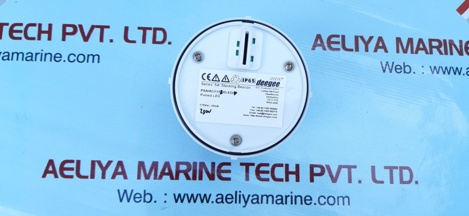 Deegee psa/ac/115/230led/p pulsed blue led