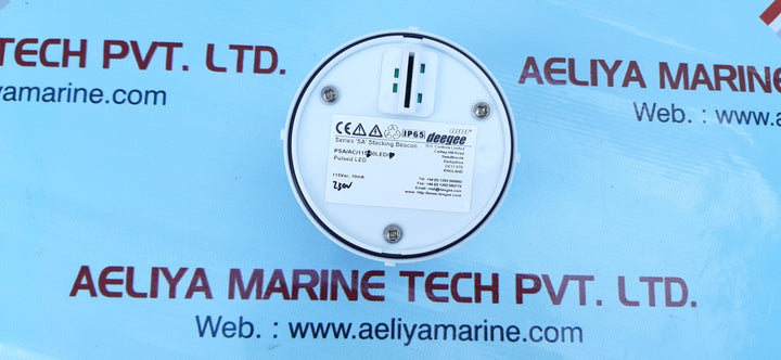 Deegee psa/ac/115/230led/p pulsed blue led