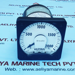 Westinghouse kp-241 megawatts meter 0-2000