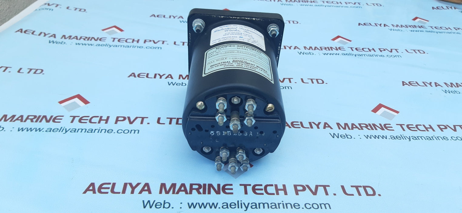 Westinghouse kp-241 megawatts meter 0-2000