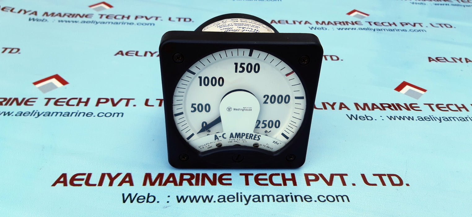 Westinghouse ka-241 a-c amperes 0-2500