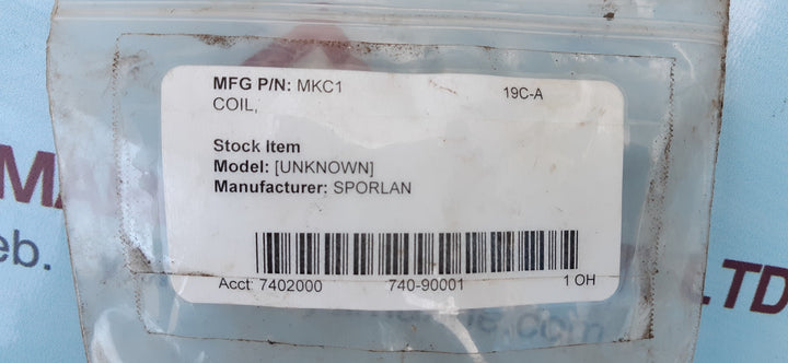 Sporlan mkc-1 solenoid coil valve