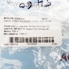 Versa vsg-4532-ms1-xx-a120 solenoid valve