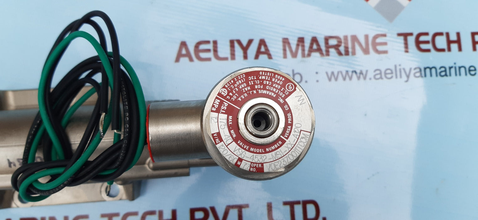 Versa vsg-4532-ms1-xx-a120 solenoid valve