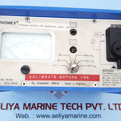 Servomex o2 oxygen analyser 262a