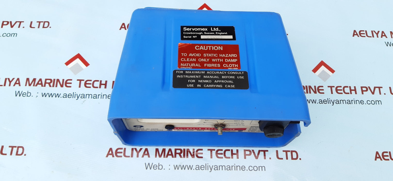 Servomex o2 oxygen analyser 262a