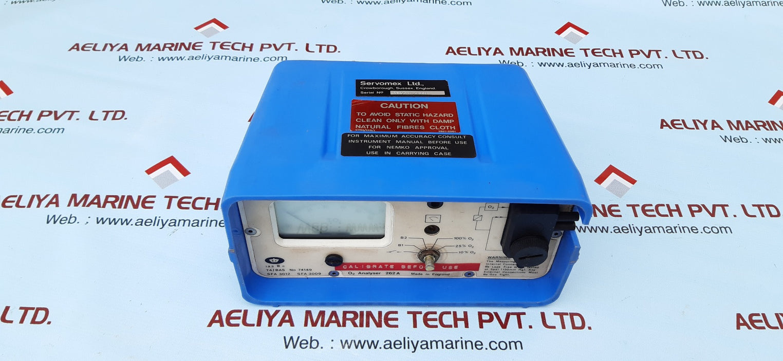 Servomex o2 oxygen analyser 262a