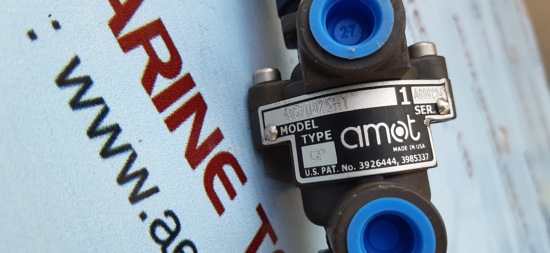 Amot 4057d025h1 pilot controls valve type cp