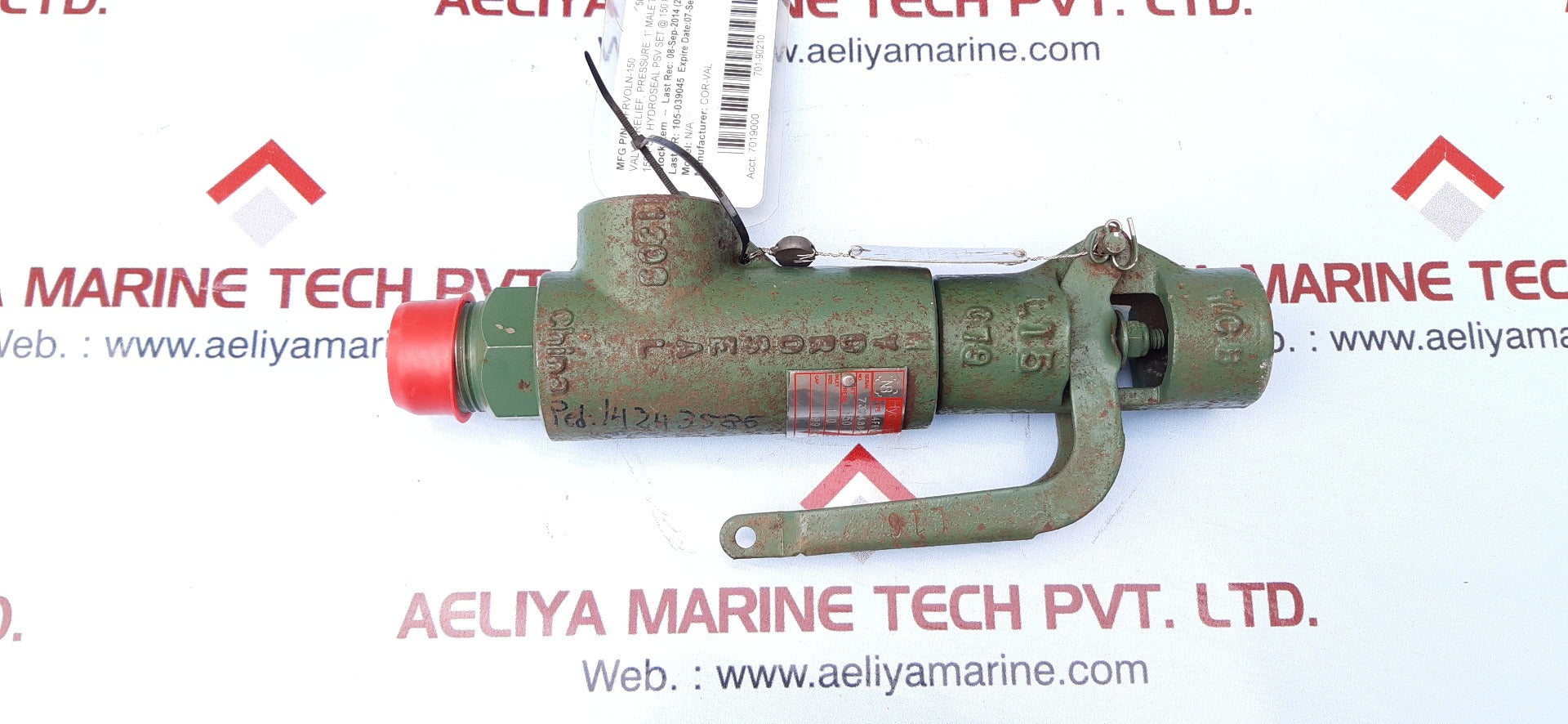 Hydroseal 4frv0ln/co pressure relief valve Aeliya Marine Tech