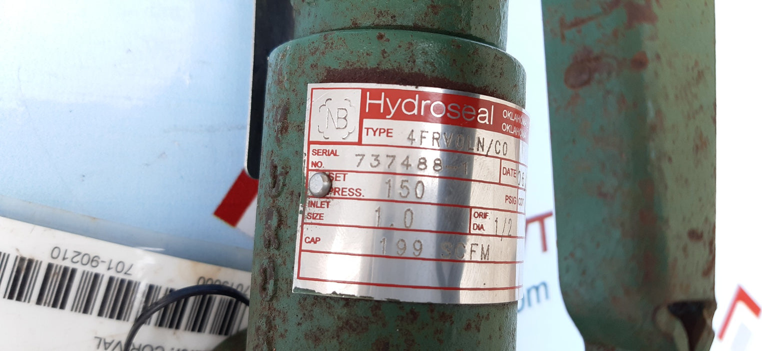 Hydroseal 4frv0ln/co pressure relief valve