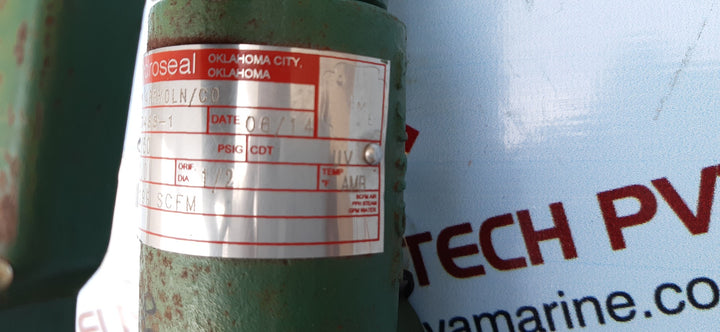 Hydroseal 4frv0ln/co pressure relief valve