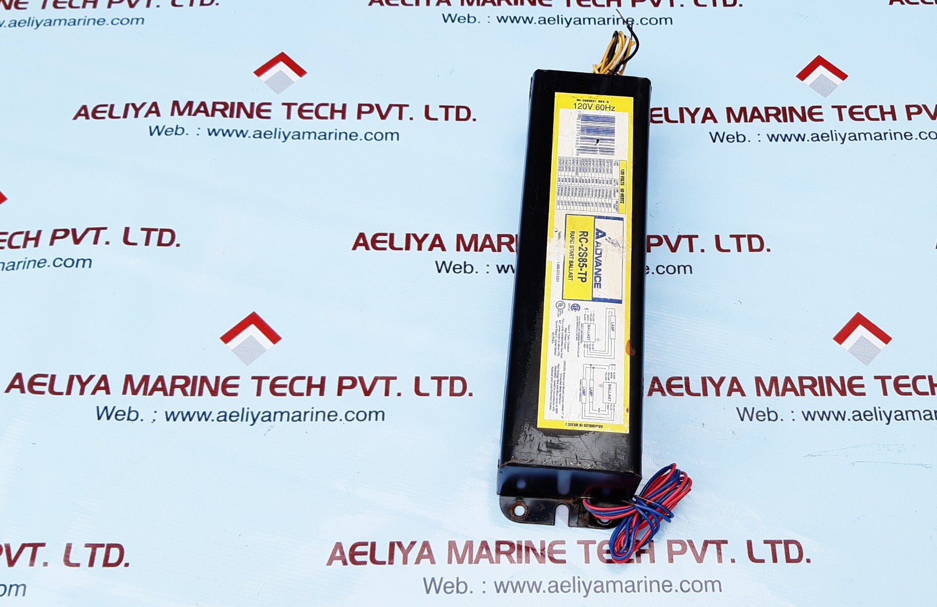 Advance rc-2s85-tp rapid start ballast 120v