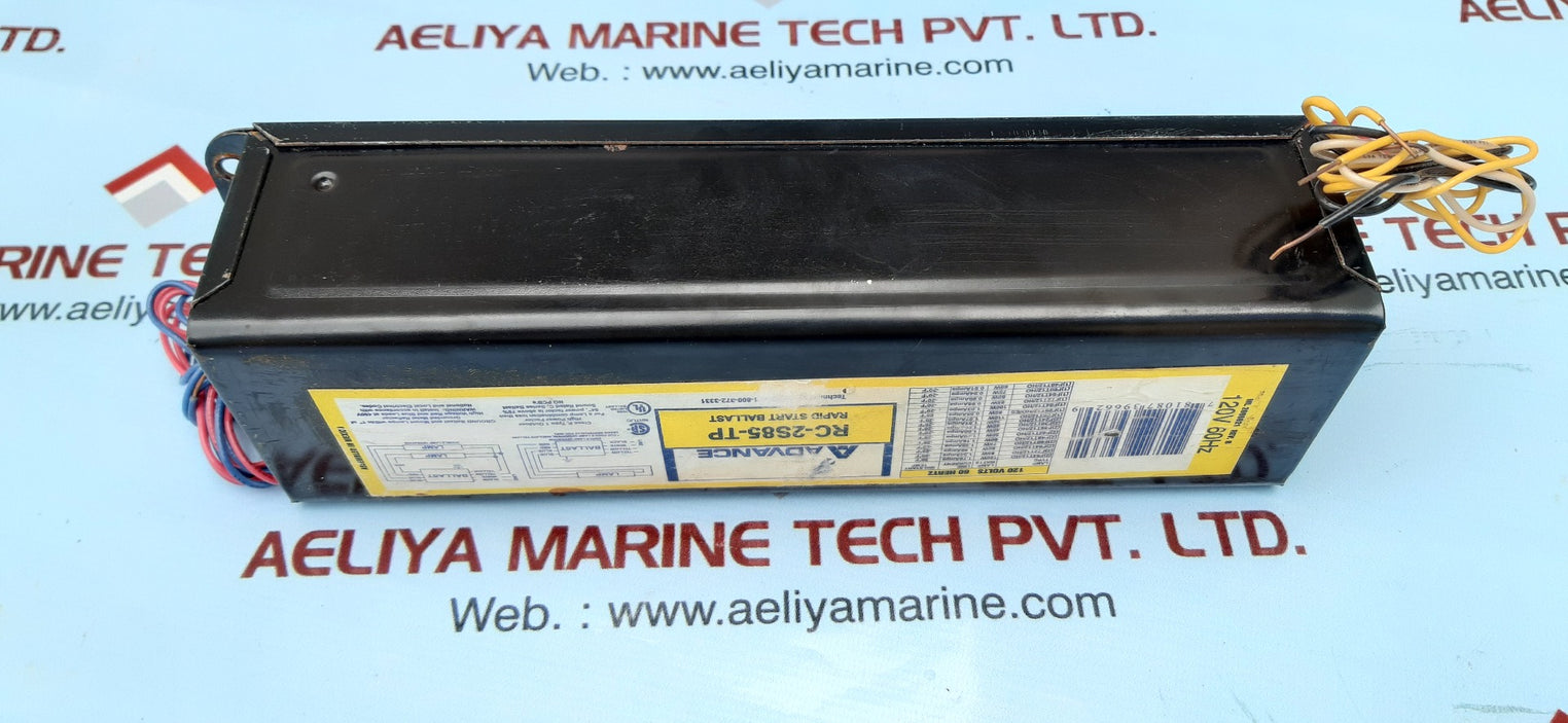 Advance rc-2s85-tp rapid start ballast 120v