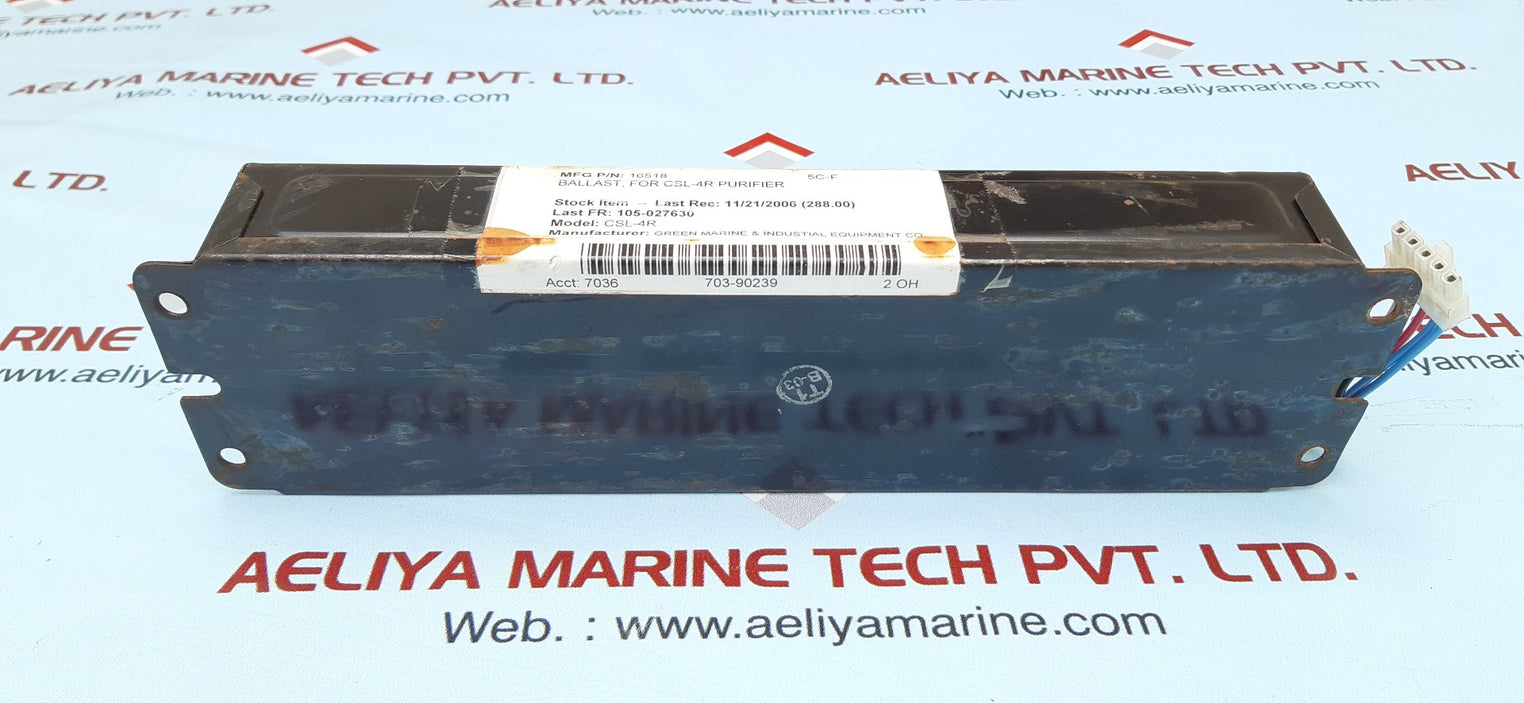Aquafine 16518 electronic ballast