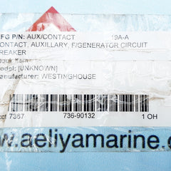 Westinghouse aux/contact 19a-a circuit breaker