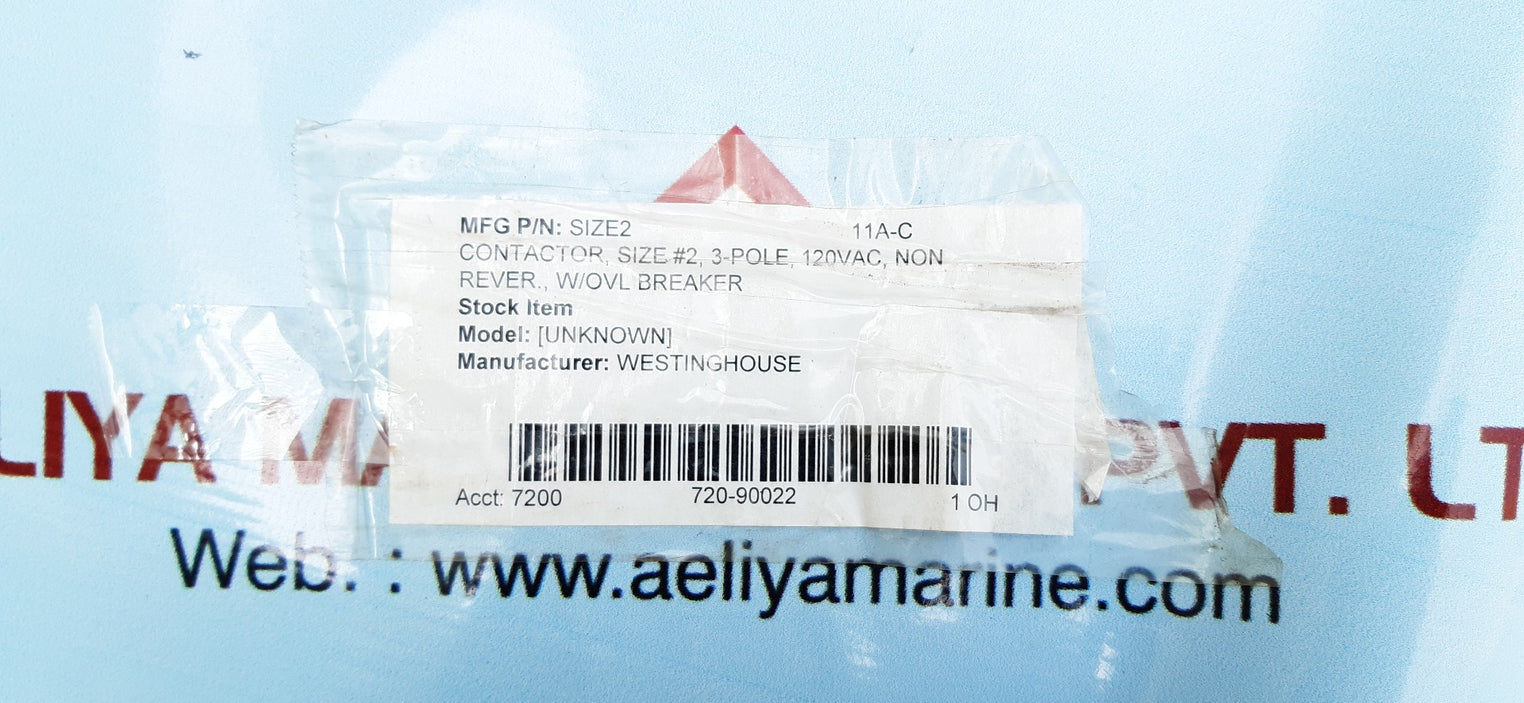 Westinghouse a200m2cac motor control starter 765a554g01