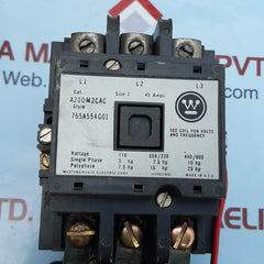 Westinghouse a200m2cac motor control starter 765a554g01