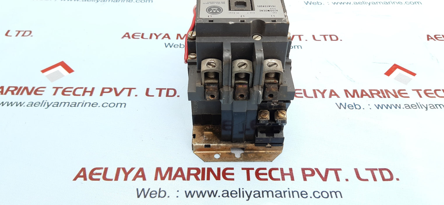 Westinghouse a200m2cac motor control starter 765a554g01