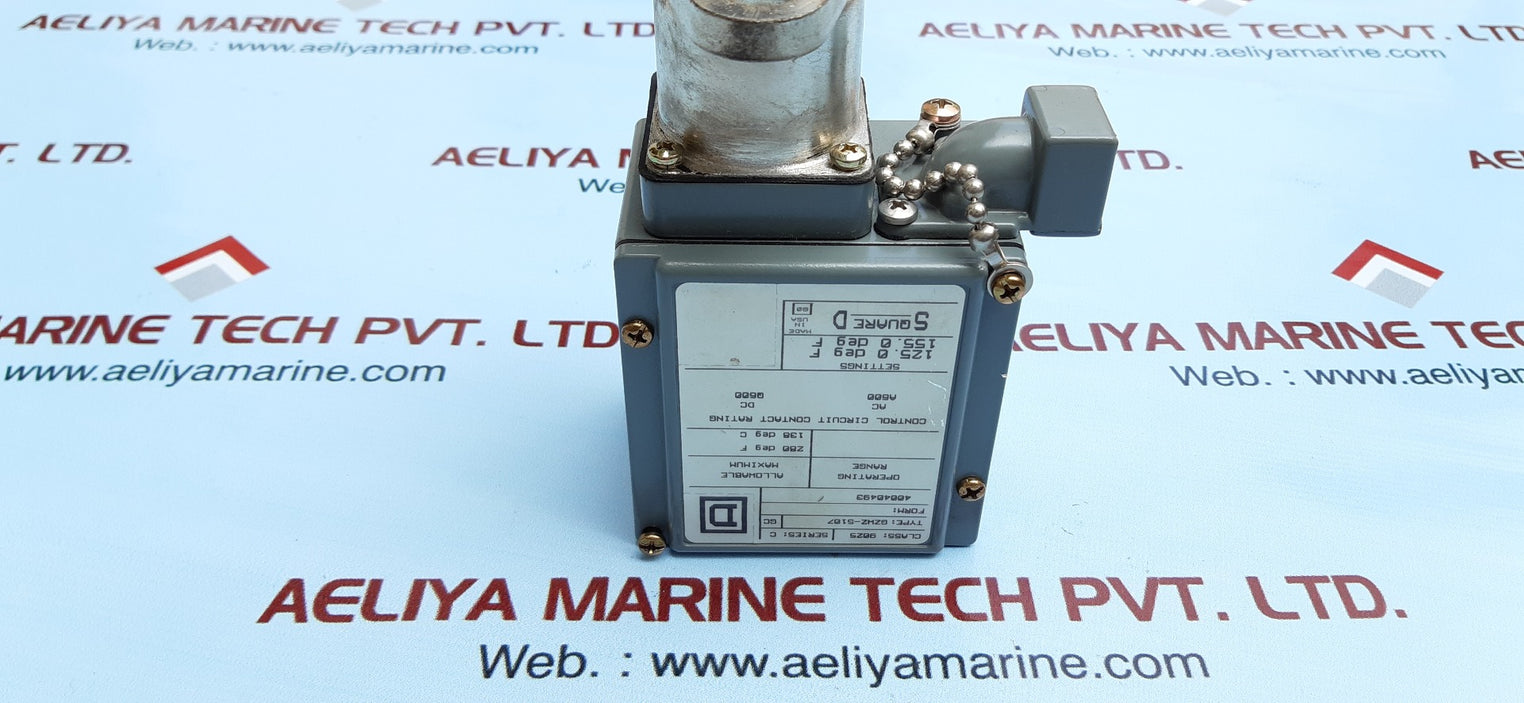 Square d class 9025 gzw2-s107 pressure switch ser. c