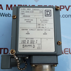 Square d class 9025 gzw2-s107 pressure switch ser. c