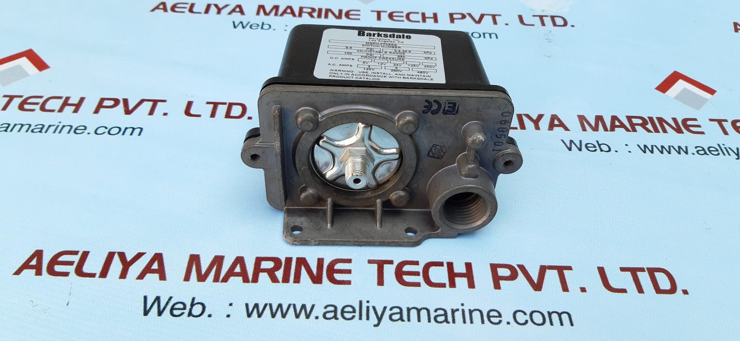 Barksdale msph-ff05ss mechanical pressure switch 100 psi