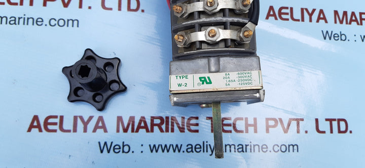 Electroswitch w-2 rotary selector switch 600v-8a 300v-20a