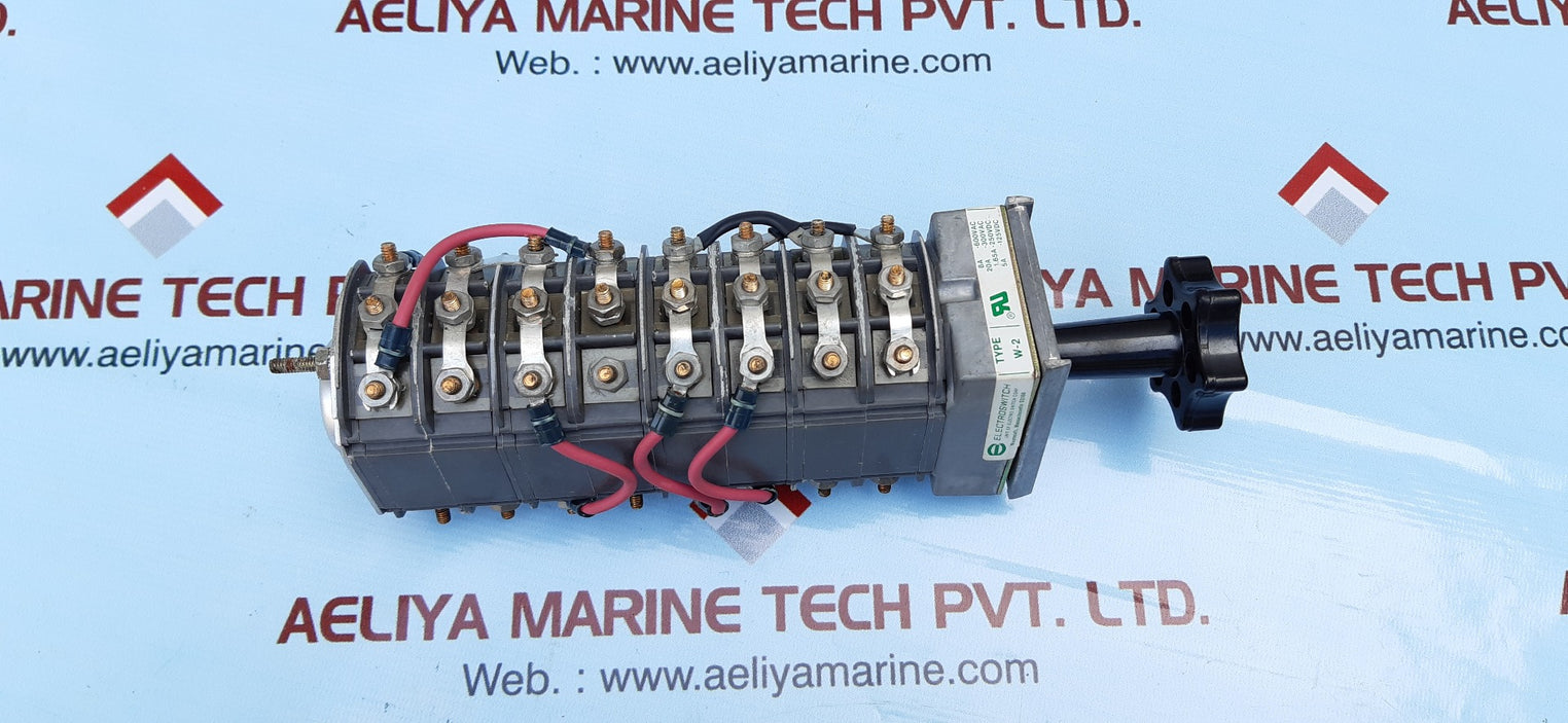 Electroswitch w-2 rotary selector switch 600v-8a 300v-20a