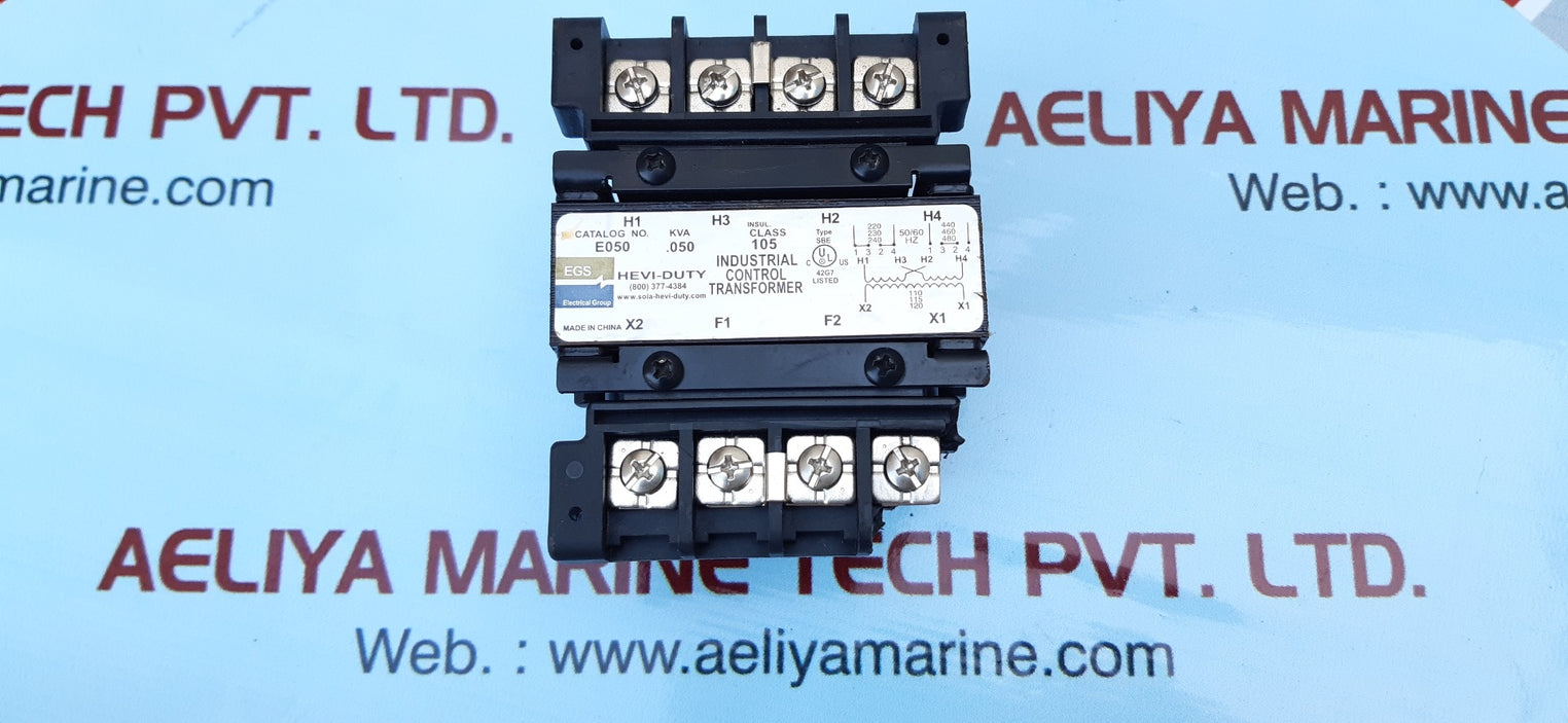 Egs hevi duty e050 industrial control transformer kva.050
