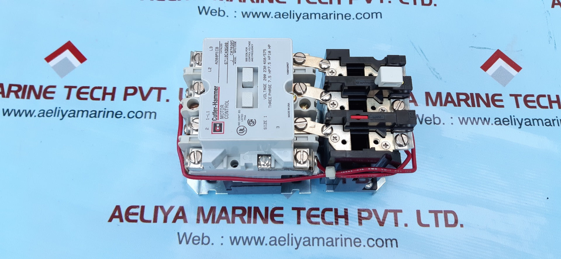 Cutler-hammer eaton a200m1cb 3pole motor control 6710c49g08