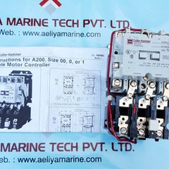 Cutler-hammer eaton a200m1cb 3pole motor control 6710c49g08