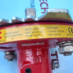 C&c industries series ln200 wafer style butterfly valve
