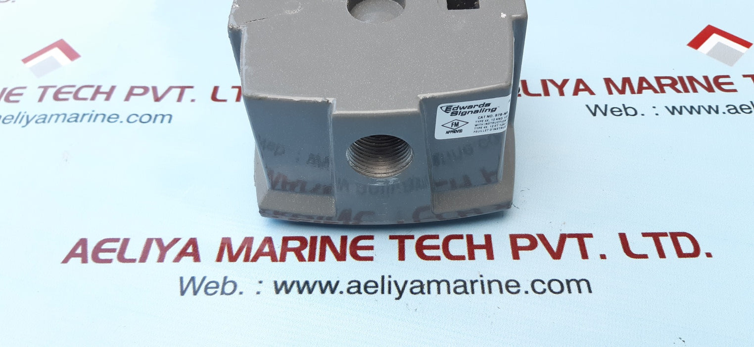 Edwards signaling 876n5 weatherproof vibrating horn 120v 50/60hz 0.125a