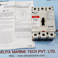 Eaton cutler hammer fd35k 3 pole circuit breaker 100 amps