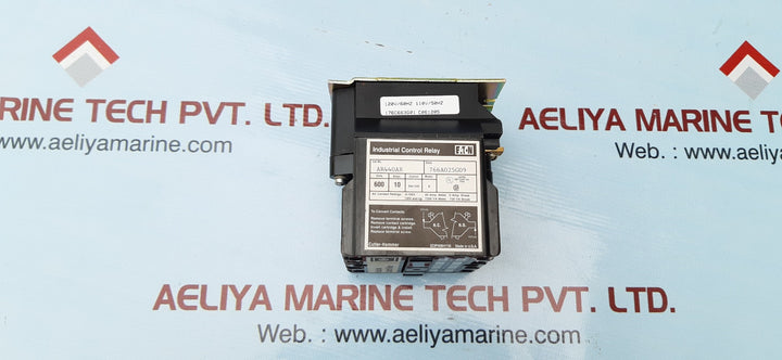 Eaton cutler-hammer ar440ar industrial control relay 600volt 10amps