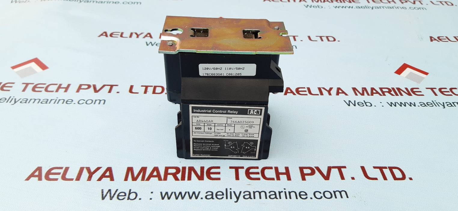 Eaton cutler-hammer ar440ar industrial control relay 600volt 10amps