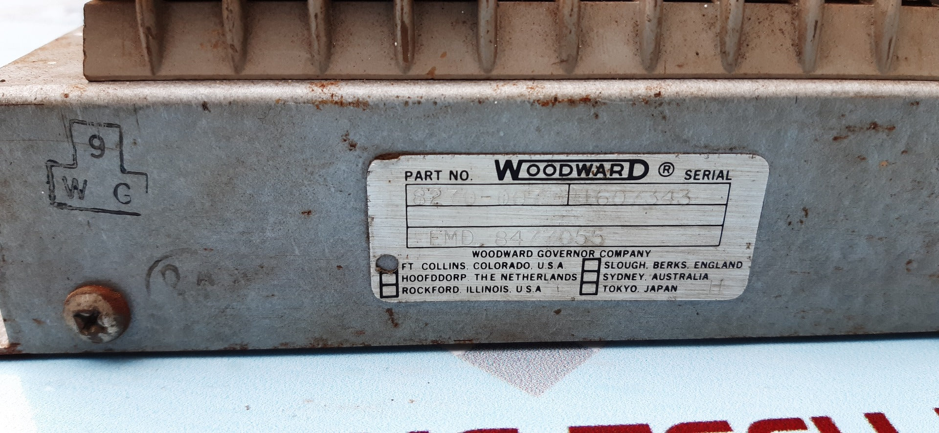 Woodward 8270-007 load signal control