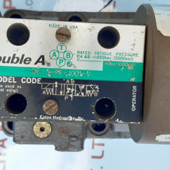 Eaton double a qf-8-c-10b1-t-j-v directional control valve