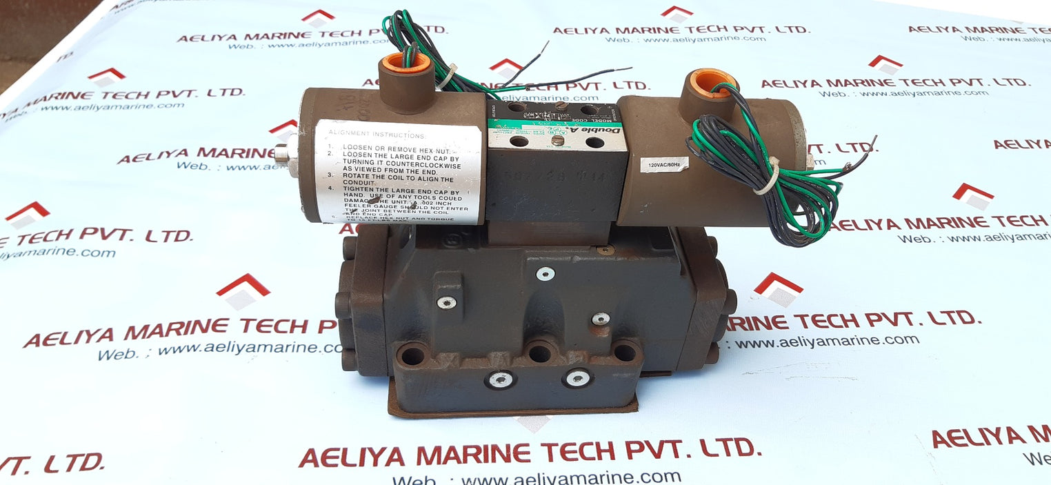 Eaton double a qf-8-c-10b1-t-j-v directional control valve