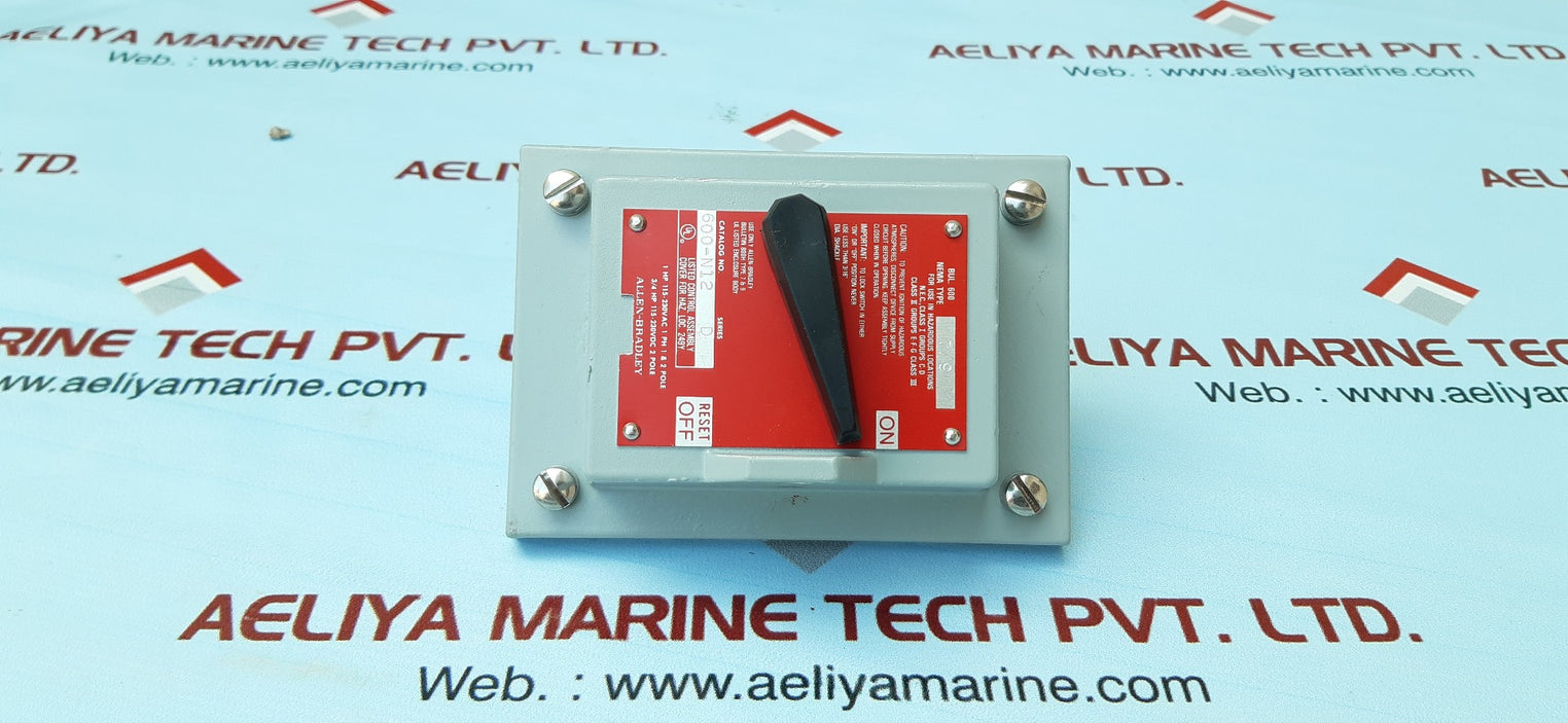 Allen-bradley 600-t0x5 manual motor starter in nema 7-9 enclouser