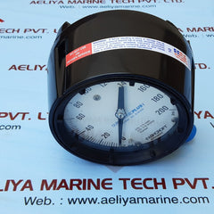 Ashcroft duragauge plus pressure gauge 0-200 psi aisi 316 tube 316aisi socket