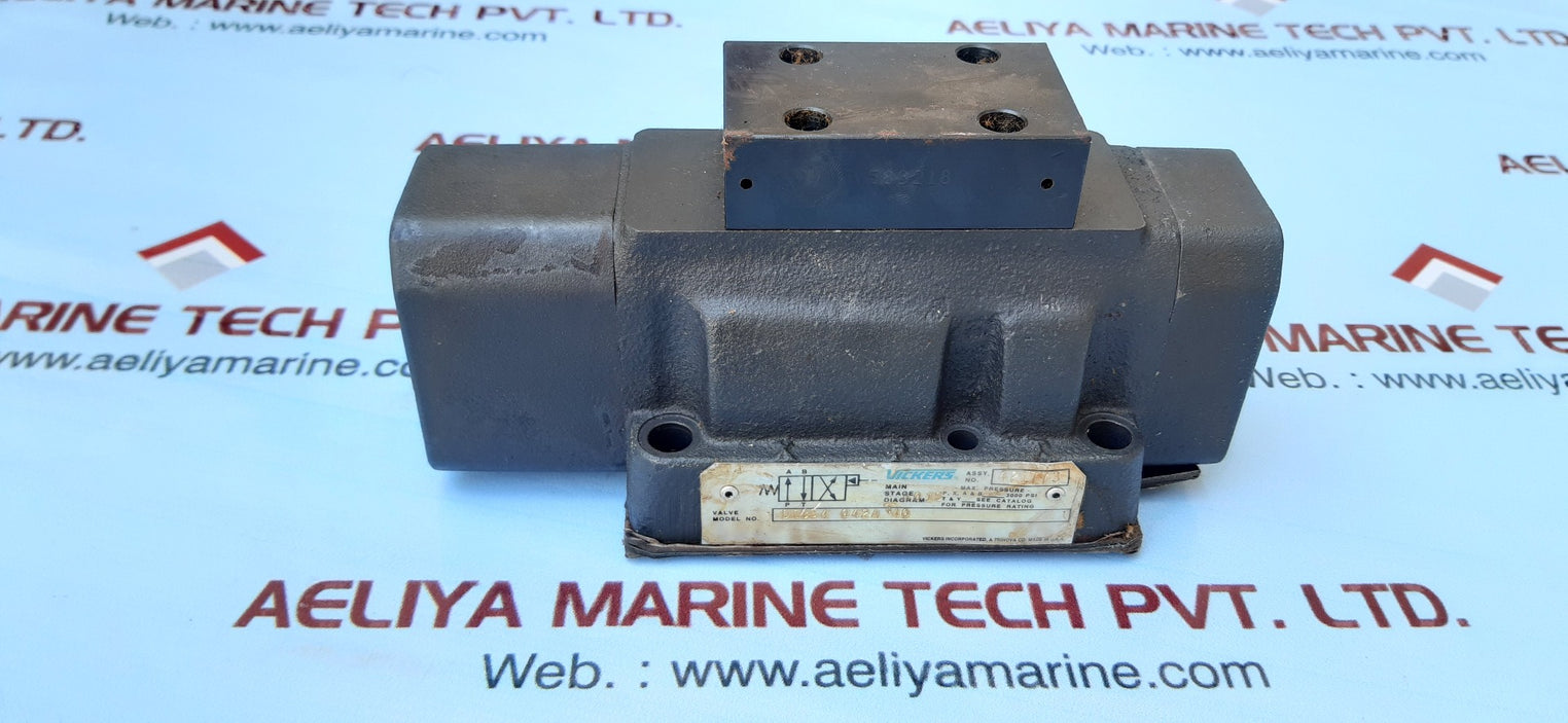 Vickers dg3s 4042a t40 directrional control valve
