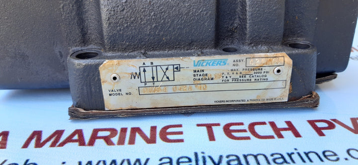 Vickers dg3s 4042a t40 directrional control valve