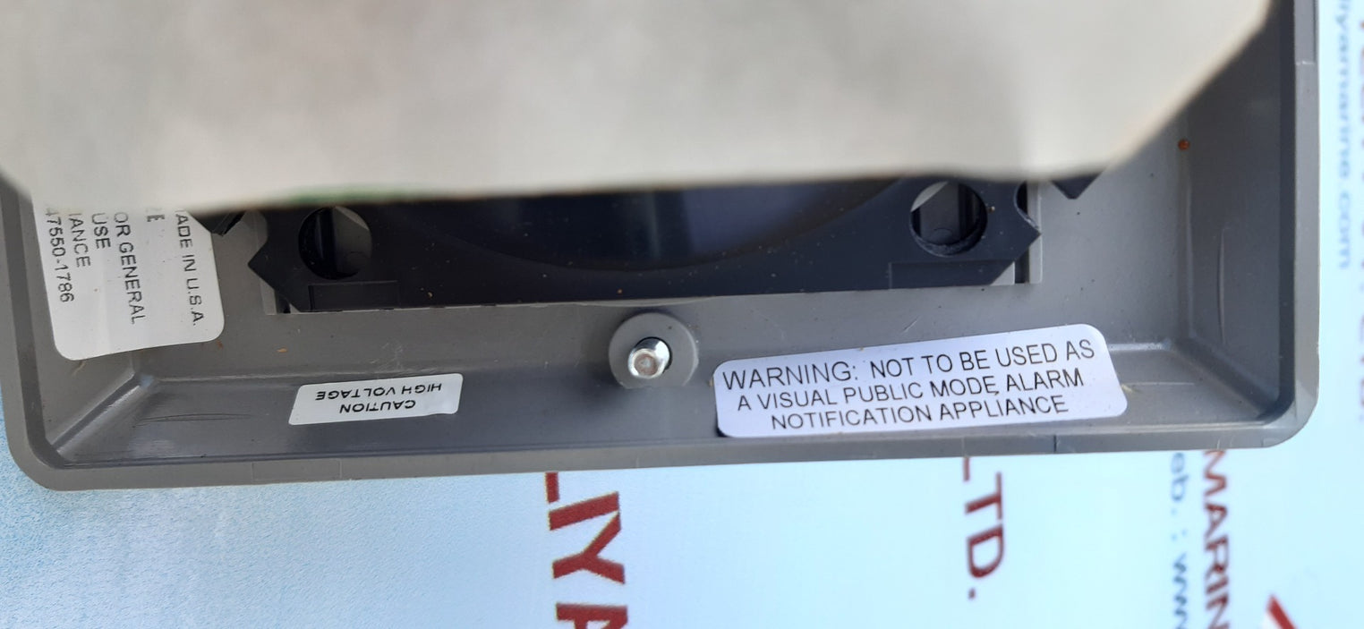 Edwards signaling 869strc-n5 horn strobe,clear,120vac